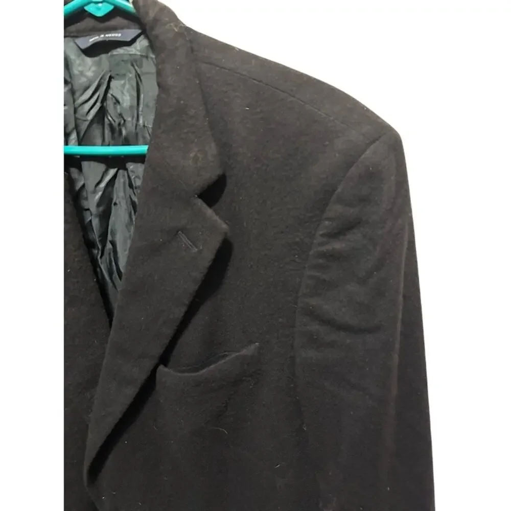 Brooks Brothers Cashmere Blazer Jacket Men 40S Navy Blue Preppy Classic